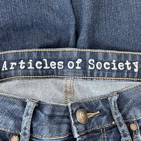 Articles of Society Women's Skinny Jeans Medium Wash Stretch size 26 - Picture 6 of 9